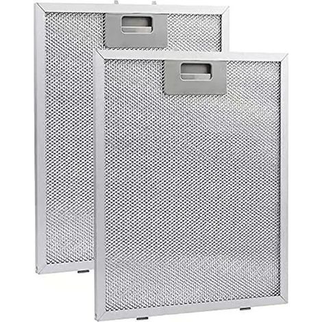 Tlily – 2er-Pack Dunstabzugshaubenfilter aus Metall, 320 x 260 mm – 5 Lagen aluminisiertes Fett – Effektive Küchenfiltration (1/5)