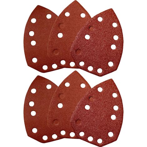 Güde Delta-Klett-Schleifpapier-Set 137x96 mm 6-tlg. für Deltaschleifer (1/4)