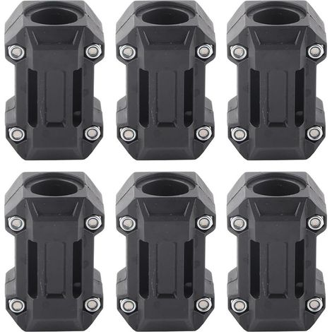Lot de 6 Protections de Moteur pour Moto, Blocs Anti-Choc Universels pour Barres de Protection 22/25/28mm, Accessoires de Décoration Compatibles BMW R1200GS R1150GS (1/5)