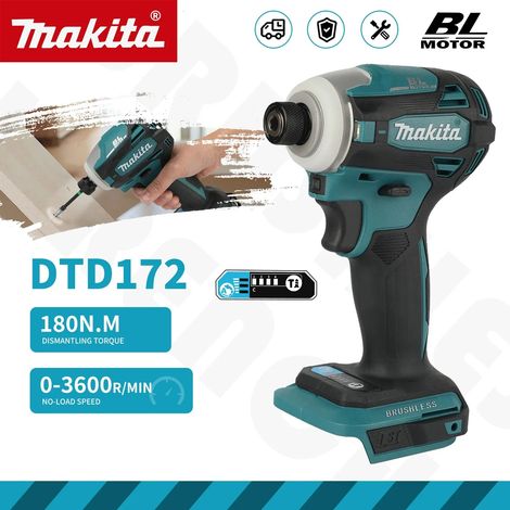 Makita DTD172 Avvitatore ad Impulsi 18V 1/4" Esagonale 180 Nm - con Batteria e Caricatore (1/5)