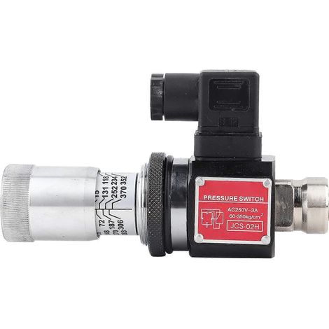 Relais de pression d'huile hydraulique JCS-02H PT1/4, type tuyau, régulateur haute et basse pression de fonctionnement, 5-35 MPa, 50-350 kg/cm². (1/5)