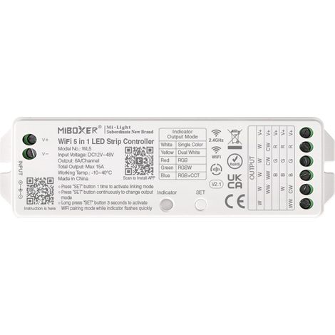 LED-Streifensteuerung 5in1 12v/24v 15amax 2,4ghz Wl5 (1/2)