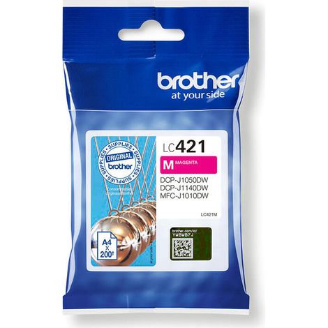 Cartucho de Tinta Original Brother LC-421M Magenta