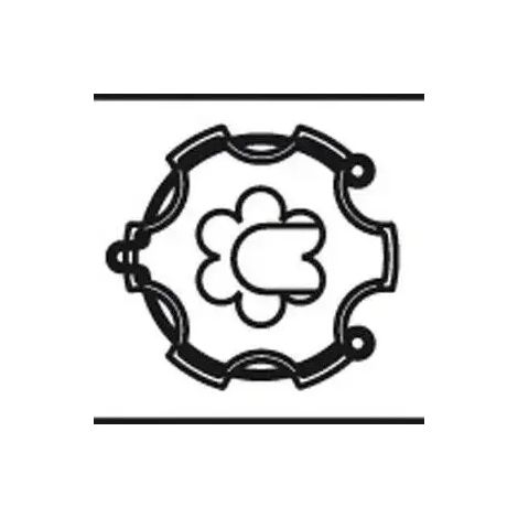 9763502 - Soporte para operador galvanizado Somfy