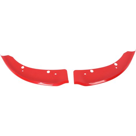2x Protège-becquet Avant Pare-chocs Déflecteur Remplacement pour Dodge Challenger Scat Pack SRT 2015-2020 Rouge (1/5)