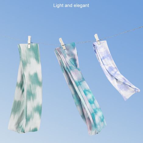 Bandeaux pour femmes, style bohème tie-dye, élastiques, antidérapants, à séchage rapide, respirants, parfaits pour le yoga, la course à pied et le sport (filles). (1/5)