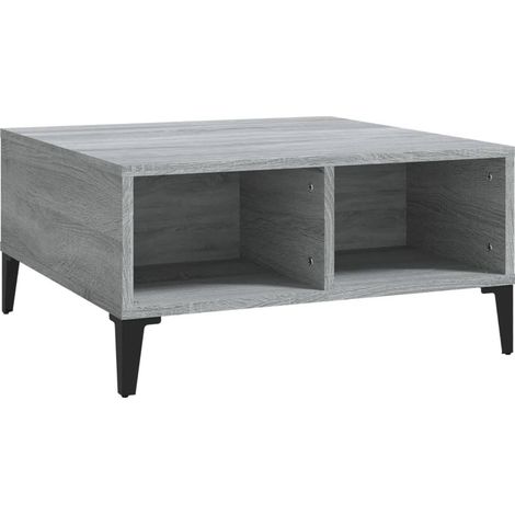 Maison Exclusive - Couchtisch Grau Sonoma 60x60x30 cm Holzwerksto