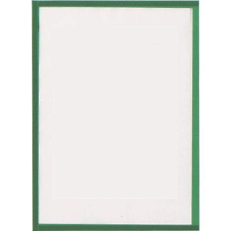 magnetoplan® Pochettes magnetofix - format A3, lot de 5 - cadre vert