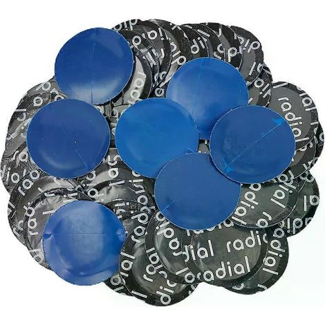 Kit de réparation de pneus de voiture avec 50 rustines en caoutchouc câblées, type champignon, pour accessoires automobiles (1/4)