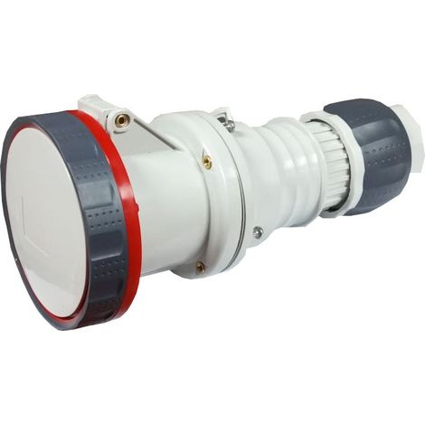 Presa Mobile Diritta IP66/67/68/69 3P+T 63A 380-415V, Rosso, 6H (1/2)