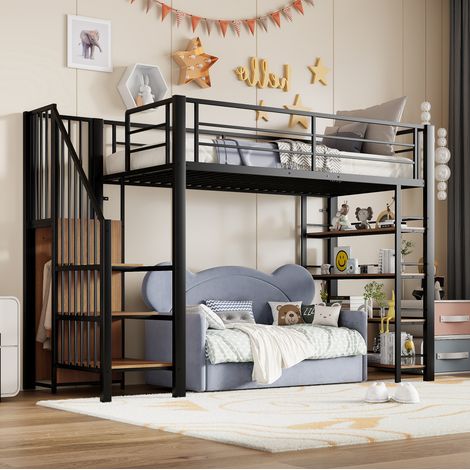 struttura letto 90x200 salvaspazio con armadio OKMYHOME (1/5)