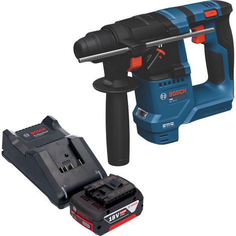 Martello perforatore a batteria Bosch GBH 18V-18 Professional 18 V 1,5 J SDS plus Brushless + 1x batteria 5,0 Ah + caricabatterie (1/5)