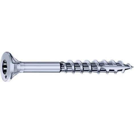 Vis bois agglo tête fraisée TX filetage partiel inox A2 - 4.50 mm - x 200 - 50 mm