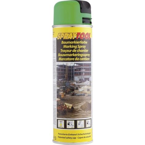Traceur de chantier Motip - Vert fluo - 500 ml (1/2)