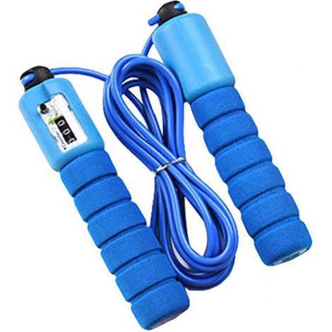 Corde à sauter avec compteur de vitesse réglable pour le sport et le fitness. (1/5)
