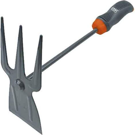Zappa + rastrello da giardinaggio 31 cm Colore Grigio/arancio EDM (1/3)