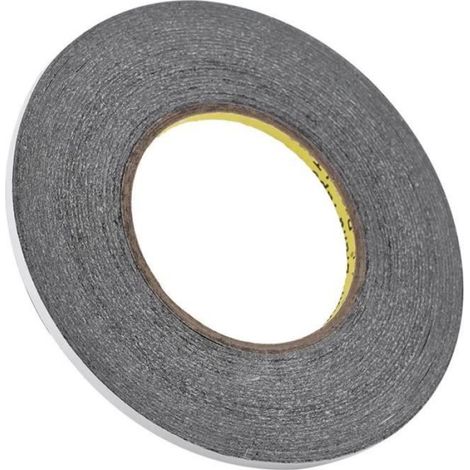 YICUI Colle Collante Adhésive Noire Double Face Longue 50M Pour Réparer L'Écran Lcd Du Téléphone Portable (Large: 5 Mm) (1/4)