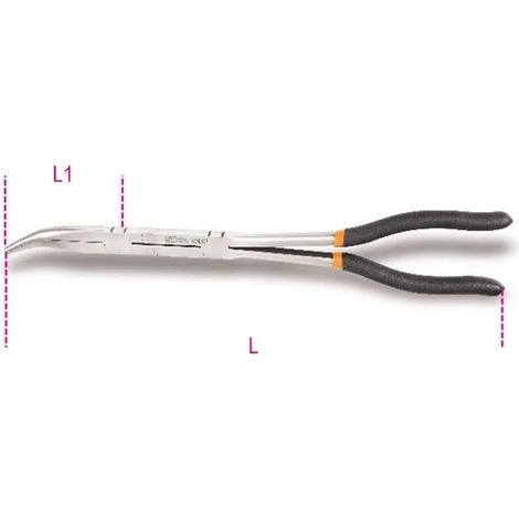 beta 1009l/dp pince demi-ronde coudée - 336