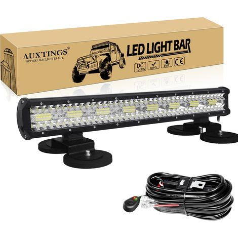 Barre lumineuse LED tout terrain, température de couleur 6000K, indice d'étanchéité IP67 (1/2)