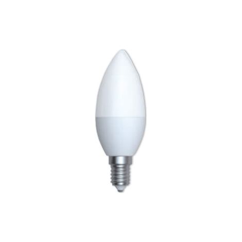 Ampoule LED 6W flamme blanc chaud 2700K 470lm culot E14 230V opaque non-dimmable AIRIS LEDFLAMME6W (1/2)