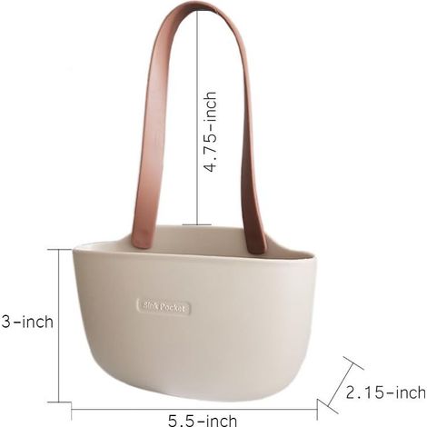 Silikon-Schwammhalter für die Küchenspüle, Sattel-Spülbecken-Organizer für Schwämme, Scheuerschwämme, Seifen, 2er-Set (1/5)