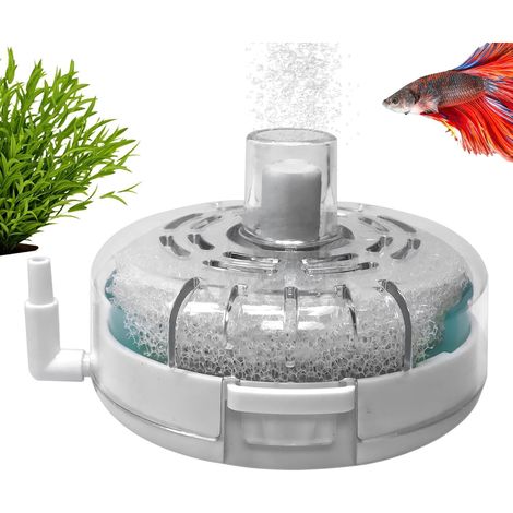 Petit Filtre D'Aquarium Pompe De Rechange Purificatrice avec Kit De  Filtre Bocal Poisson Pièce de Rechange Tortue Crevette Eau Douce Bassin Terrarium et Reproduction (1/5)