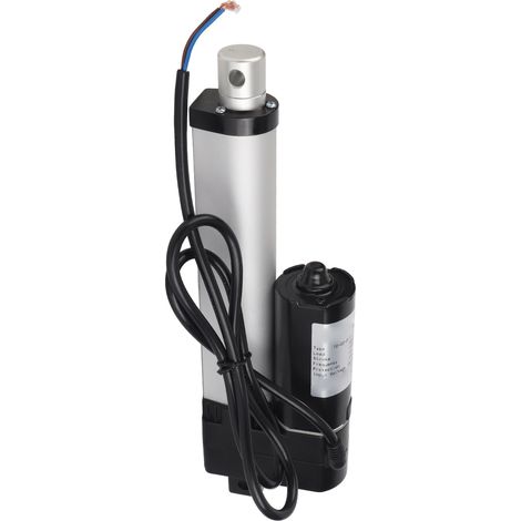 Vérin électrique linéaire miniature 12V 3000N course 150mm pour automatisation domestique, robotique, agriculture, suivi solaire, portail et mouvement extérieur. (1/5)