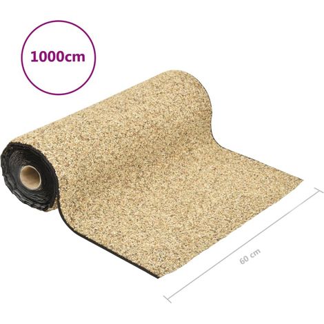 Revêtement Pierre Décoration 1000 X 60 cm Sable Pour Bassin de jardin, piscine, terrasse. Finition naturelle