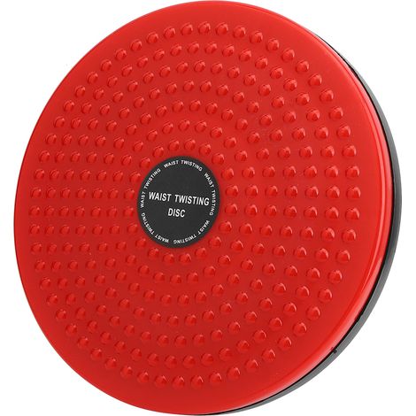 Disque de torsion pour la taille, appareil de fitness et de musculation à domicile, magnétothérapie, multifonctionnel et pratique pour l'amincissement (rouge) (1/5)