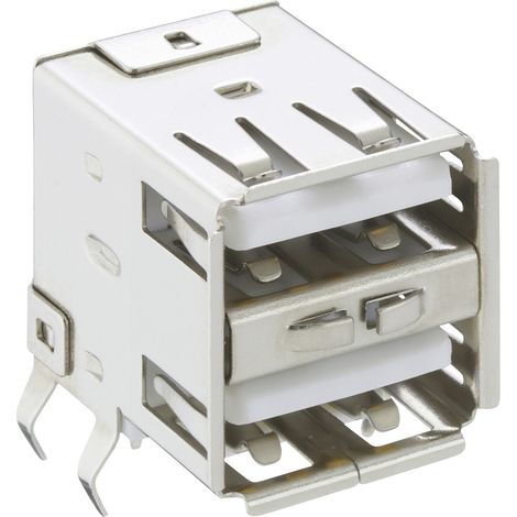 USB- und IEEE-1394-Steckverbinder Doppelkupplung 2410 13  157798 Lumberg Inhalt: 1 St.