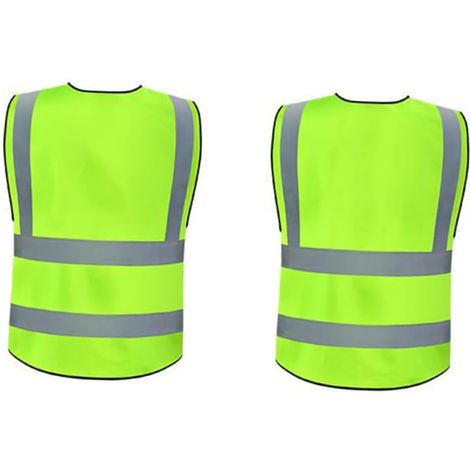 Gilet réfléchissant pour la sécurité industrielle, les bénévoles et circulation nocturne - Taille XL (1/5)