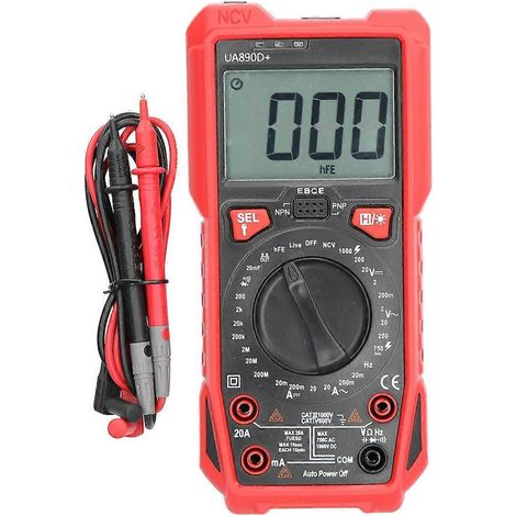 UA890d Hand-Digitalmultimeter Strom-, Spannungs-, Kapazitäts- und Widerstandsmessgerät