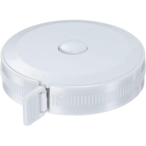 Mesurer Ruban 2M/78 Pouces Rond Rétractable Dimensionurs Ruban Mesurer Poche Dimension pour Corps, Tissu, Couture et Artisanat Mesures, Bleu (1/5)