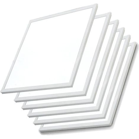 Panneau LED 60x60 Slim 36W BLANC (Pack de 6) - No Flicker - Blanc Froid - SILUMEN (1/4)