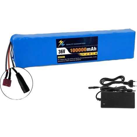 Batterie Lithium, Tension Nominale de 36V, Capacité de 120Ah, T-DC-Charger (1/2)