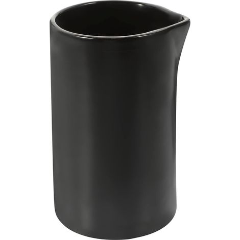 Ceramic Milk Jug for Coffee Milk Serving Sauce Black (1/5)