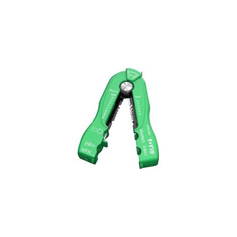 Pince à dénuder et coupe-câbles professionnelle – Plage de dénudage réglable de 0,8 à 10 mm, lames en acier M390/SK5, pour câbles électriques de 10 mm