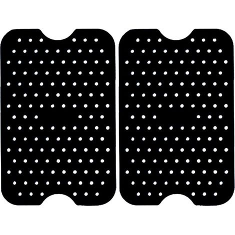 Lot de 2 protections anti-éclaboussures fonctionnelles pour friteuses à air chaud (1/4)