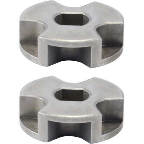 Lot De 2 Pignons De Tronçonneuse 3/8" À 6 Dents, Trou Central 8 X 10 Mm, Compatibles Avec Les Tronçonneuses Électriques DUC256/DUC353/XCU03 OEM 221526-1 (1/5)