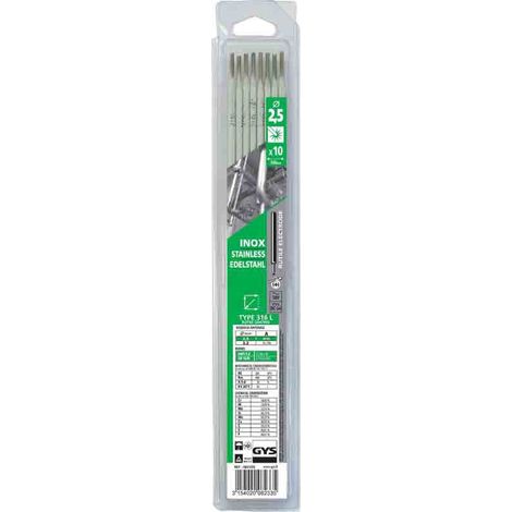Gys Modelo 316L Electrodos inox para soldadura por arco