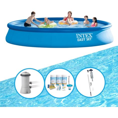 Intex Piscine Easy Set Ronde - 457x84 cm - 4-pièces  S22426 (1/5)