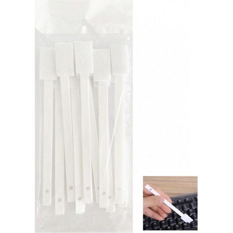 Brosse De Nettoyage - Tete Plate - 14 Cm - Pour Espaces Etroits - Lot De 10 (1/5)