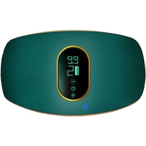 Ceinture abdominale haute fréquence vibration - Pétrissage uniforme USB - Infrarouge lointain - Amincissement vert