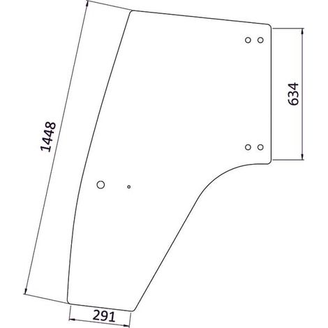 Vitre de porte UNIVERSEL D7127