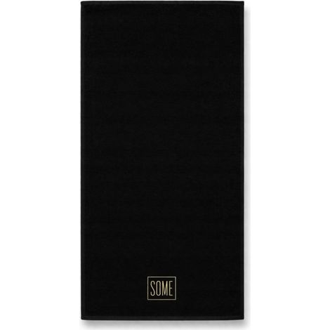 Serviette premium noire 70 x 140 cm 800 g/m² BTW0480BA (1/5)