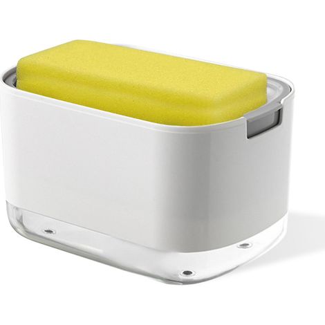 Distributeur De Savon - Porte-Éponge Intégré - Réservoir Transparent En Ms - Capacité Élevée - Pour Cuisine - 1 Pièce (1/5)