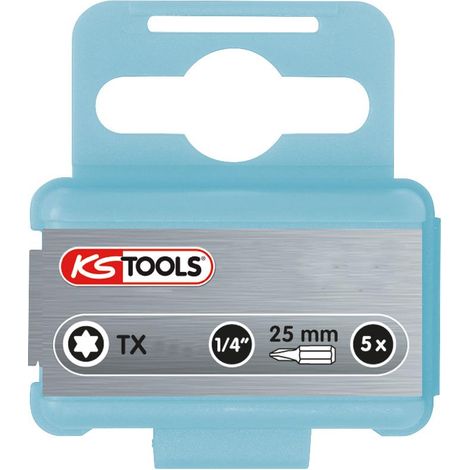 1/4" Embouts EDELSTAHL, pack de 5, TORX, 25mm, T20 (1/2)