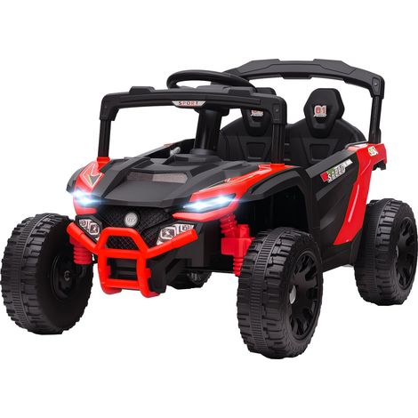 Auto elettrica per bambini buggy UTV fuoristrada 88 x 57.5 x 55.5 cm telecomando sospensioni moderno robusto in PP rosso 210000641