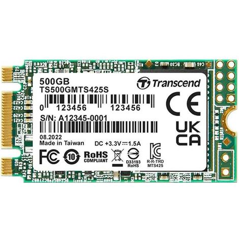 500GB M.2 2242 SSD SATA3 B+M Key TLC