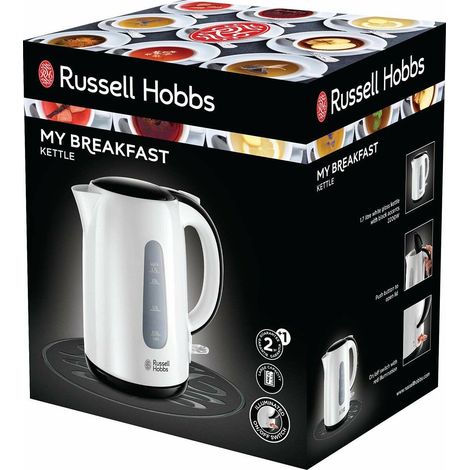 Russell Hobbs 25070-70 tetera eléctrica 1,7 L 2200 W Negro, Blanco (1/2)